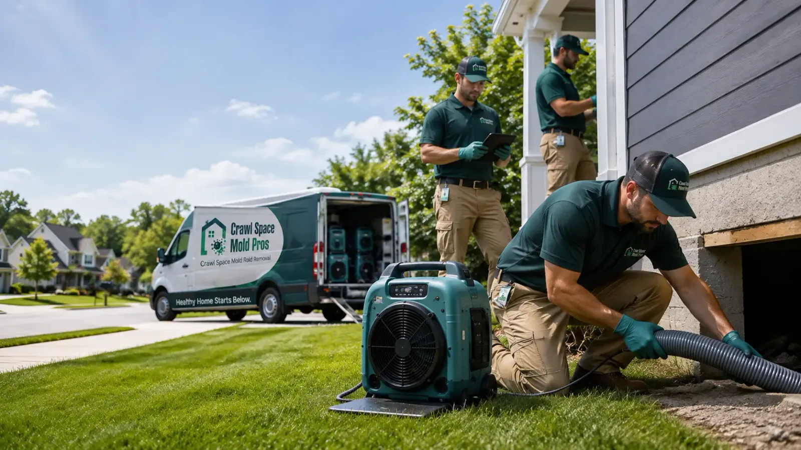 Crawl Space Mold Removal in Danville, WA
